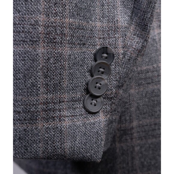 Paul Betenly Men's Sport Coat Jacket Blazer Sz 42R Windowpane Wool 2-Button - Picture 7 of 12